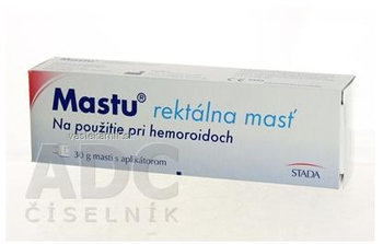 Mastu rektálna masť s aplikátorom, 30 g