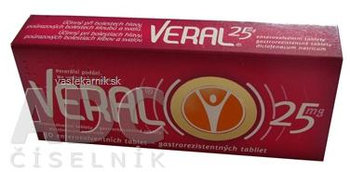 VERAL 25 mg 30 tabliet