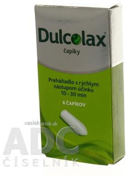 Dulcolax čapíky 10 mg 6 ks