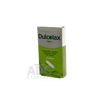Dulcolax čapíky 10 mg 6 ks
