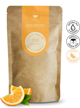 Prírodný kávový peeling MARK Citrus, 100g