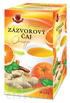 HERBEX Premium ZÁZVOROVÝ ČAJ Orange