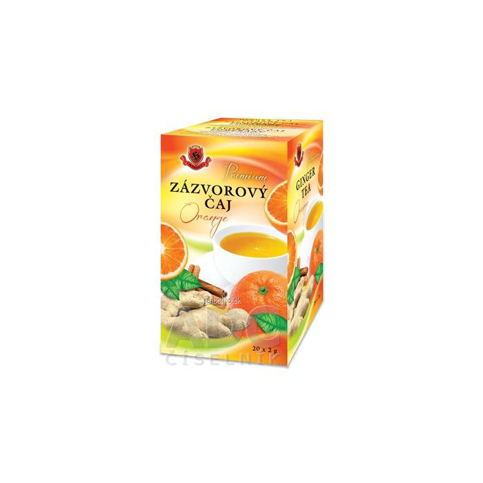 HERBEX Premium ZÁZVOROVÝ ČAJ Orange