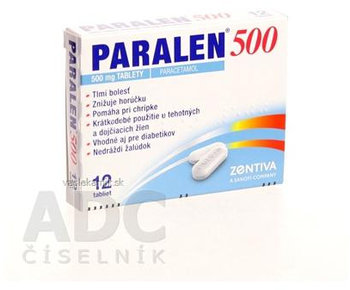 PARALEN 500 500mg 12 tabliet