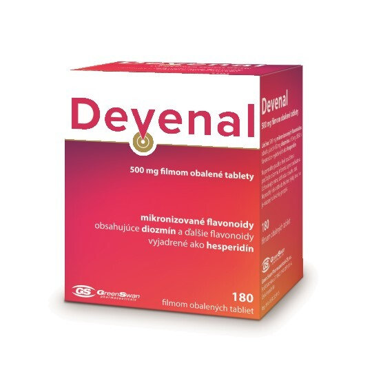 Devenal 500 mg, 180 tabliet