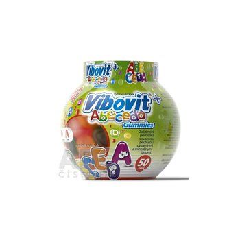 VIBOVIT+ ABECEDA Gummies želatínové písmenká, 50 ks
