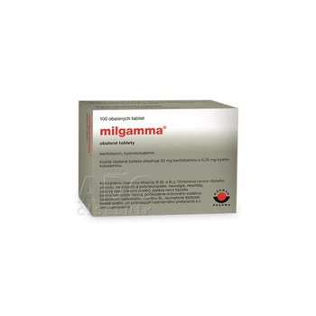 MILGAMMA 50 mg/250 µg, 100 tabliet
