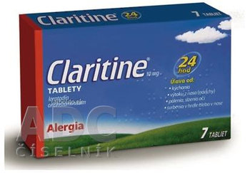 CLARITINE 10 mg, 7 tabliet
