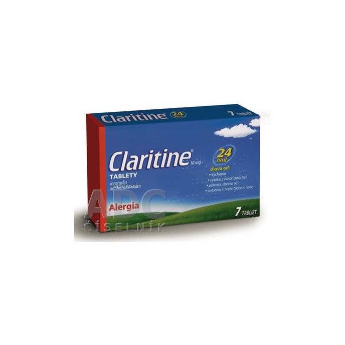 CLARITINE 10 mg, 7 tabliet