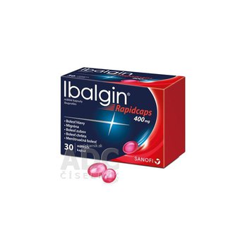 Ibalgin Rapidcaps 400 mg 30 kapsúl