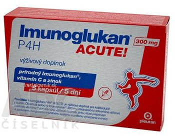 Imunoglukan P4H ACUTE 300 mg 5 kapsúl