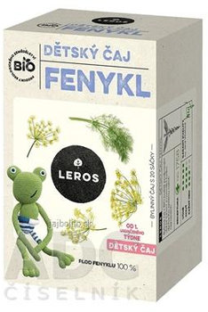 LEROS BIO DETSKÝ ČAJ FENIKEL (od 1+ týždňa)