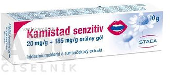 Kamistad senzitiv gél 10 g