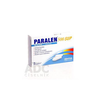 PARALEN 500 SUP 500 mg 5 čapíkov