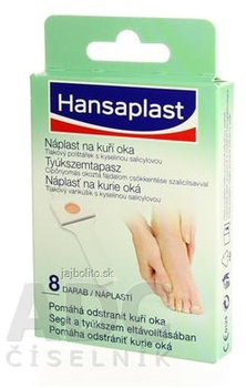 Hansaplast Náplasť na kurie oká, 8ks