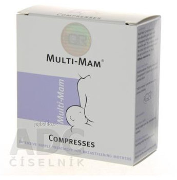 MULTI-MAM COMPRESSES, hojivý obklad pre dojčiace matky, 2 ks