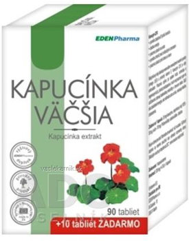 EDENPharma KAPUCÍNKA VÄČŠIA 90 tabliet + 10 zadarmo