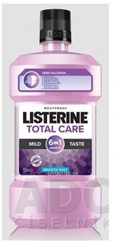 LISTERINE TOTAL CARE ZERO MILD TASTE, ústna voda, 500 ml