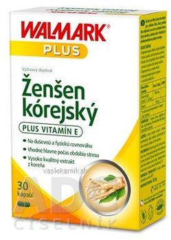 WALMARK Ženšen kórejský 30 kapsúl