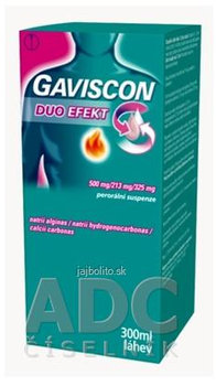 GAVISCON DUO EFEKT Perorálna suspenzia