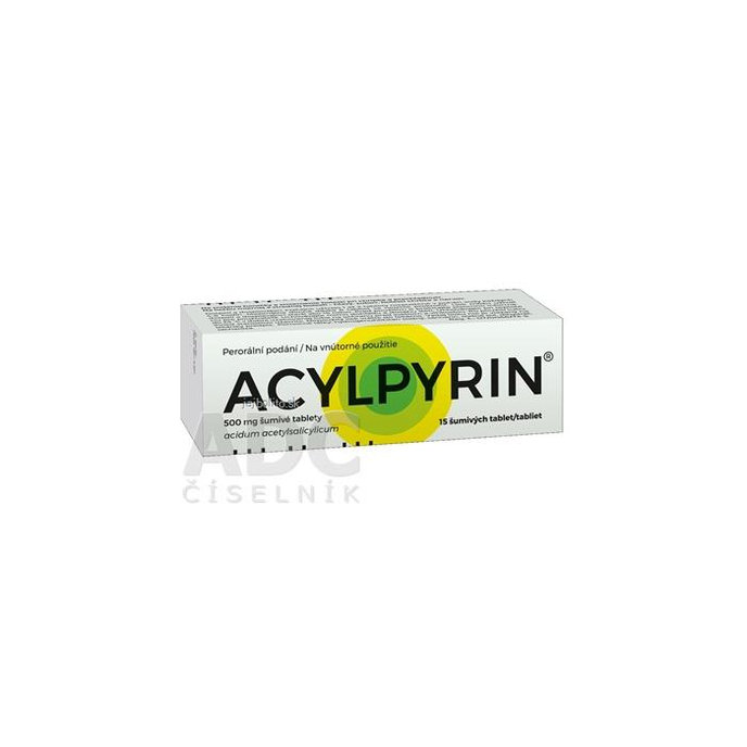 ACYLPYRIN 500 mg šumivé tablety 15ks