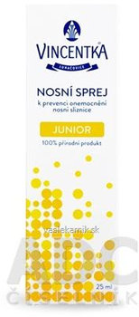 VINCENTKA NOSOVY SPREJ JUNIOR HYPOTONICKY 25ML