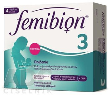 Femibion 3 Dojčenie 28 tabliet+ 28 kapsúl