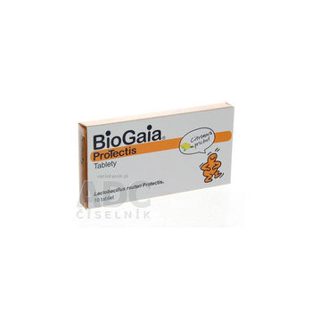 BioGaia ProTectis žuvacie tablety citrónová príchuť 10ks