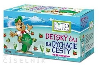 FYTO DETSKÝ ČAJ na DÝCHACIE CESTY