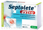Septolete extra citrón a bazový kvet pastilky 3 mg/1 mg 16 ks