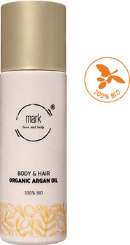 Organický telový olej MARK organic Argan oil, 80ml