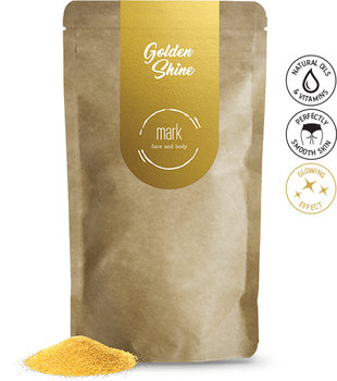 Prírodný kávový peeling MARK Golden Shine - so zlatými trblietkami, 100g