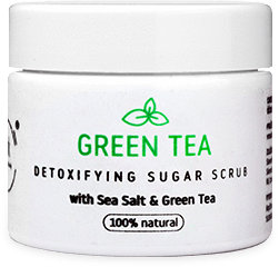 Prírodný pleťový cukrový peeling MARK Green Tea, 50ml