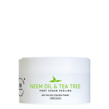 Prírodný cukrový peeling na chodidlá MARK Neem & Tea tree, 200ml