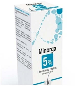 Minorga 5 % dermálny roztok, 3x60ml