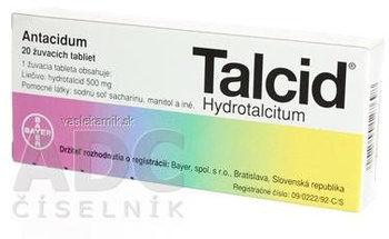 Talcid 500mg 20 tabliet