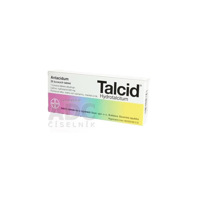 Talcid 500mg 20 tabliet