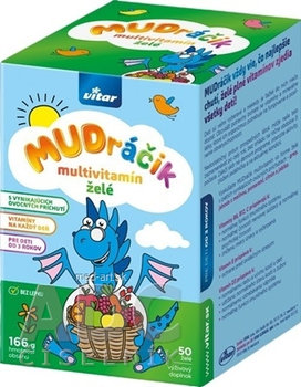 VITAR MUDráčik multivitamín želé zmes príchutí 1x50 ks