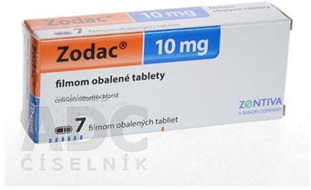 Zodac 10mg 7 tabliet