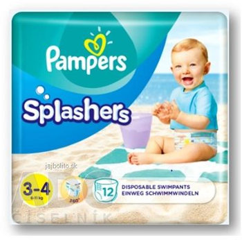 PAMPERS SPLASH MIDI 3-4, 6 - 11 kg, 12 ks