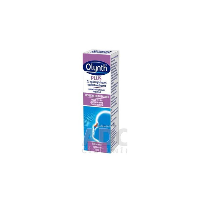 OLYNTH PLUS 0,5 mg/50 mg/ml nosová aerodisperzia 10 ml