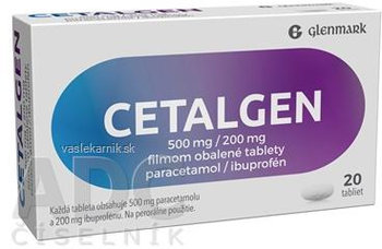 CETALGEN 500 mg/200 mg 20 tabliet