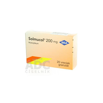 Solmucol 200 mg 20 vrecúšok