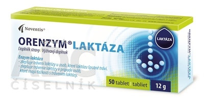 ORENZYM LAKTÁZA tbl 1x50 ks