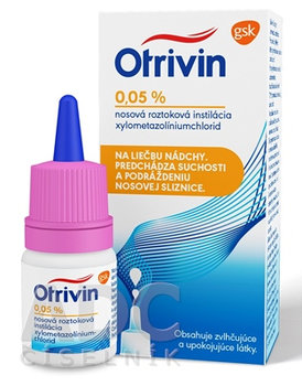 Otrivin 0,05 % 0,5 mg kvapky 10 ml