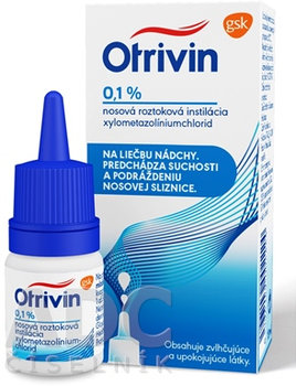 Otrivin 0,1 % 1 mg kvapky 10 ml