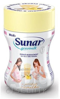 Sunar Gravimilk s príchuťou vanilka NOVÝ, 300g