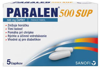 PARALEN 500 SUP 500 mg 5 čapíkov