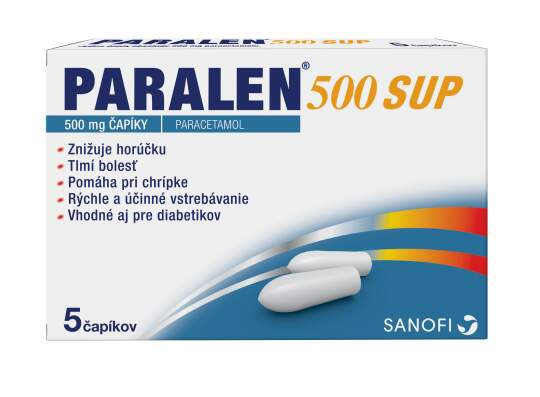 PARALEN 500 SUP 500 mg 5 čapíkov