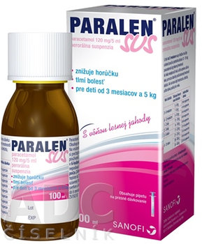 PARALEN SUSPENZIA 1X100ML